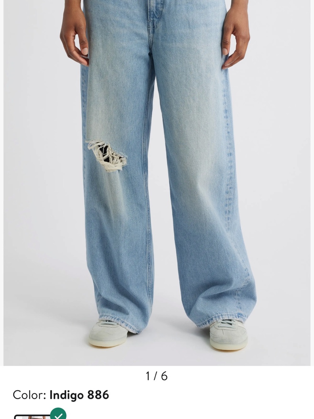 Good American Good Standard Baggy Jeans